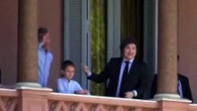 Javier Milei recibió a Martín Palermo en Casa Rosada