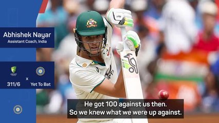 Nayar praises 'refreshing' knock of debutant Konstas