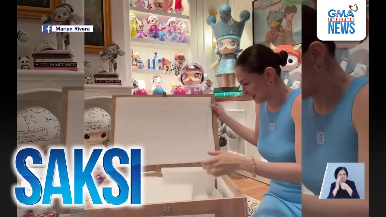 Dingdong Dantes, niregaluhan si Marian Rivera ng "Rewind" - inspired sculpture | Saksi