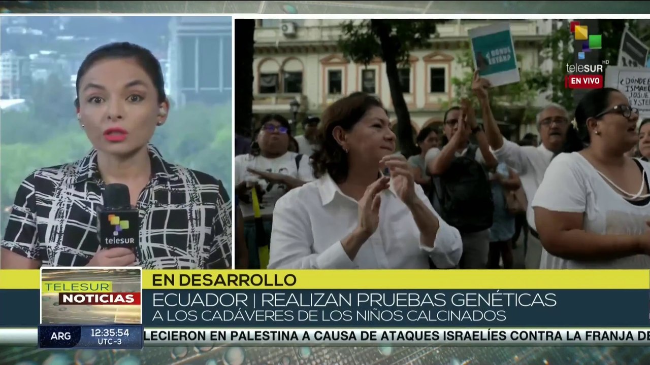 Realizan pruebas genéticas a cadáveres de los niños calcinados