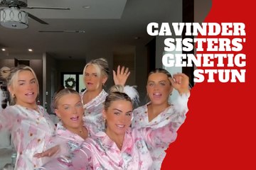 The Cavinder sisters stun fans in matching PJs showcasing their incredible family genes