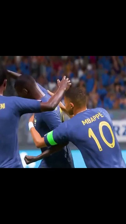 Fifa 23 Italy vs France Gameplay #shorts #fifa #football