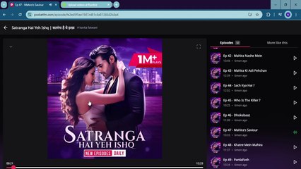 Satranga Hai Yeh Ishq episode 46 - 49