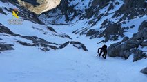 Así es la búsqueda del montañero perdido en los Picos de Europa esta semana de Navidad