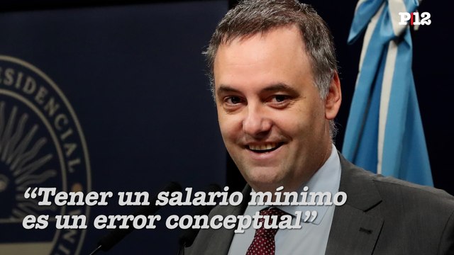 Tener un salario mínimo es un error conceptual : Adorni postuló sobre el Salario Mínimo, Vital y Móvil y aseguró que el salario promedio está en U$S 1.100