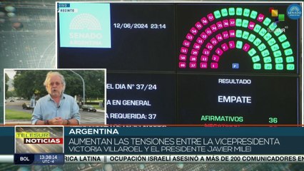 Aumentan las tensiones entre la vicepresidenta Villaroel y el Pdte. Milei