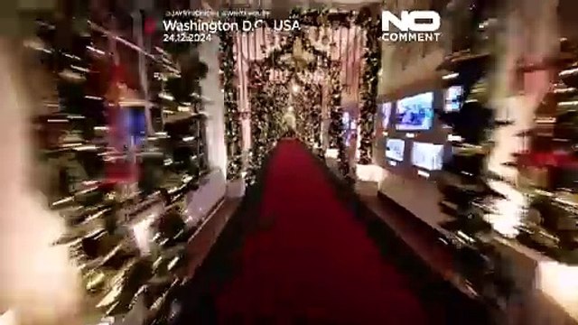 Visit the White House with its thousands of Christmas decorations