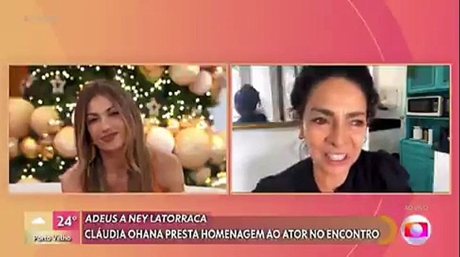 Cláudia Ohana lamenta morte de Ney Latorraca