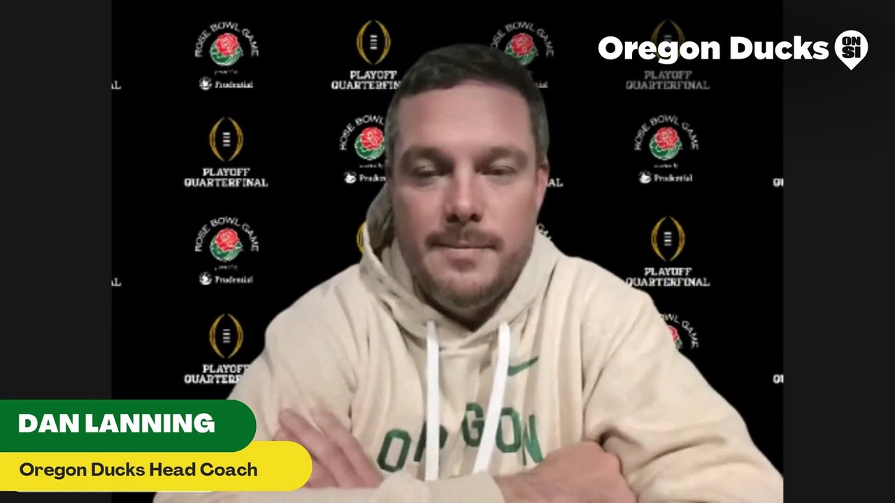 Oregon Ducks Coach Dan Lanning Discusses Rose Bowl Match Up VS Ohio State