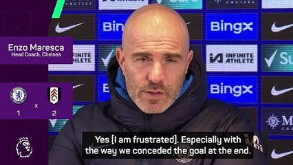 Maresca ‘frustrated’ by late defeat to Fulham