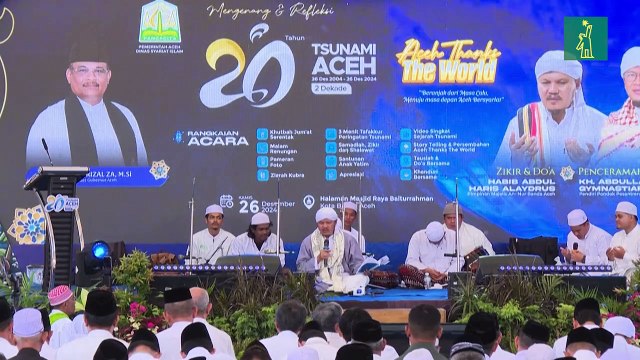 Asia celebra emotivas ceremonias por el 20º aniversario de devastador tsunami