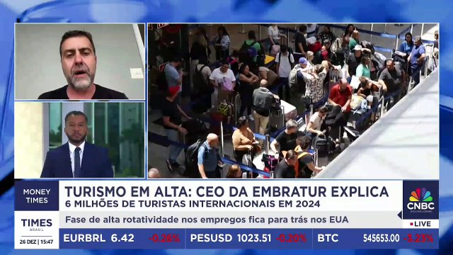 Turismo em alta: 6 milhões de visitantes em 2024 no Brasil; Marcelo Freixo analisa números