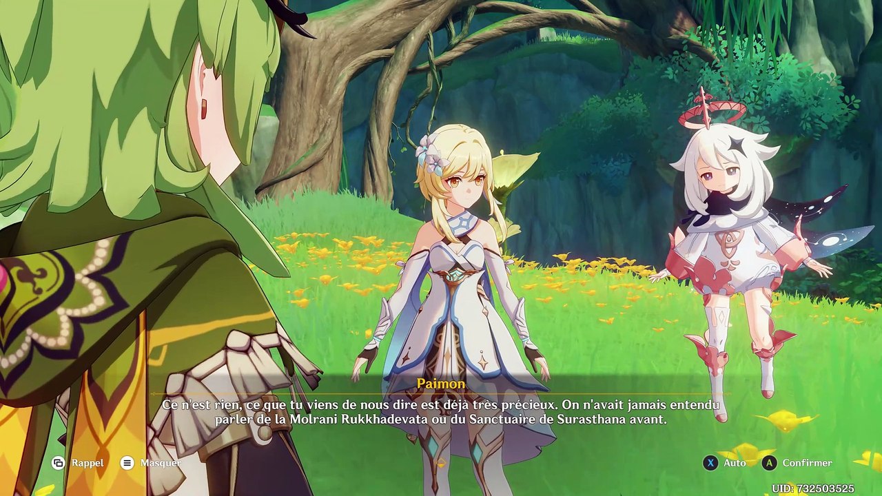 Genshin Impact Chapitre III Acte 1 A travers la brume et les forêts 2 Suivi de récupération
