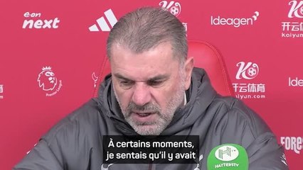 Tottenham - Postecoglou : C'est logique que mes joueurs ne soient pas au meilleur de leur forme"
