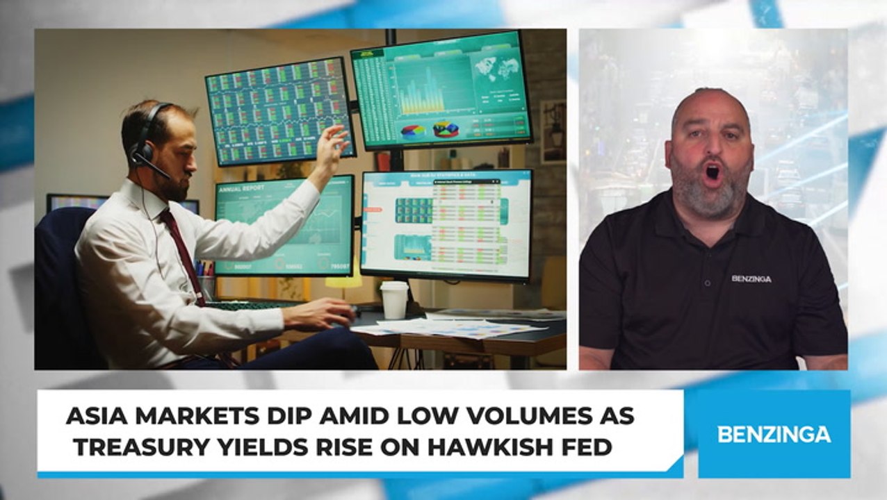 Asia Markets Dip Amid Low Volumes As Treasury Yields Rise On Hawkish Fed