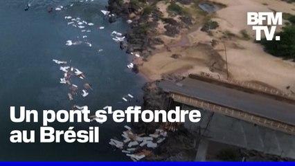Neuf personnes portées disparues après l'effondrement d'un pont au Brésil