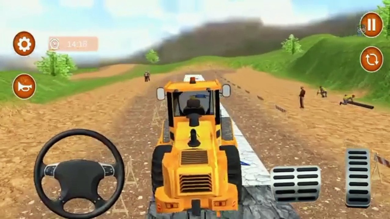 Railway construction simulator gameplay