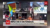 Imputan a 3 por incendio en pastelería Dauzon en Poza Rica, Veracruz