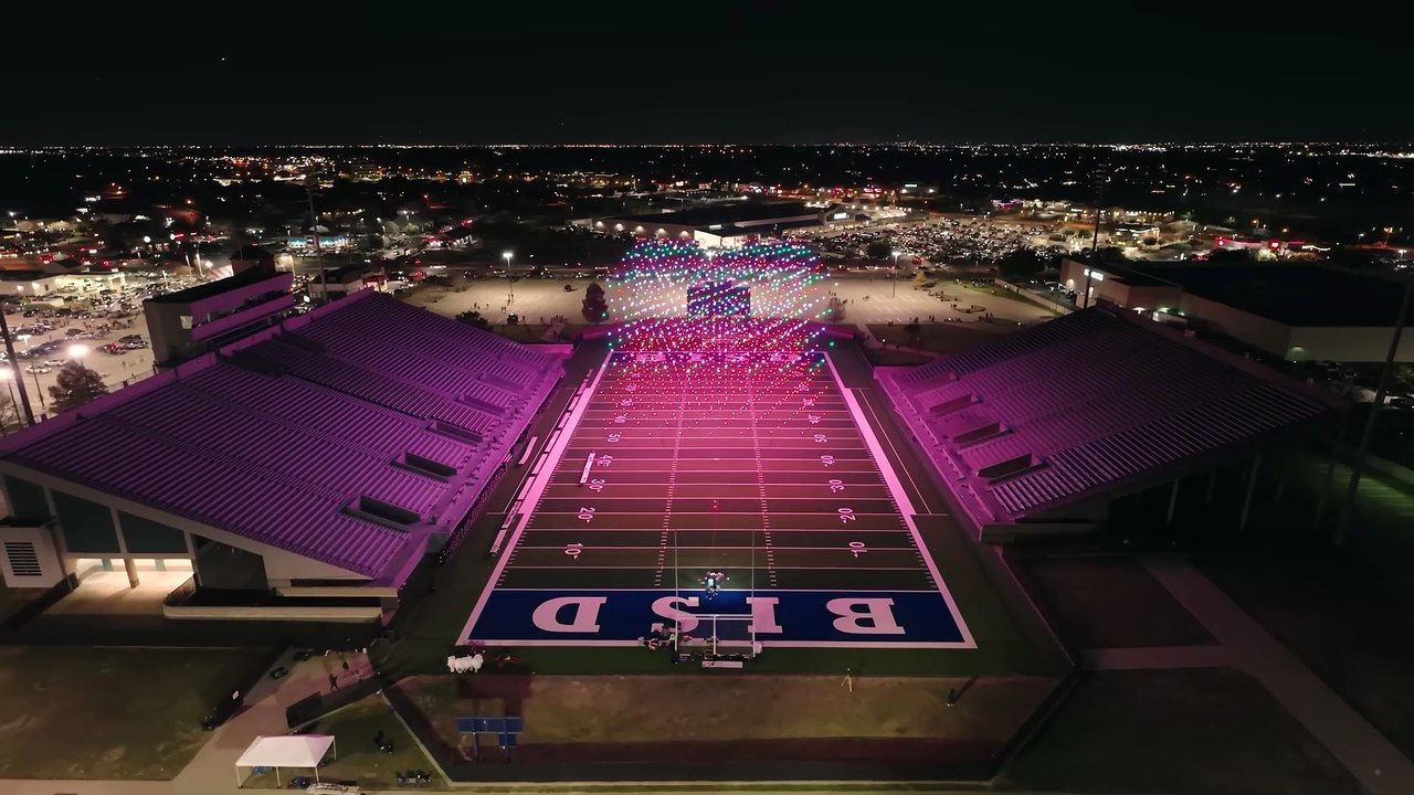 GUINNESS WORLD RECORD Christmas Drone Show! (1,500+ Drones)