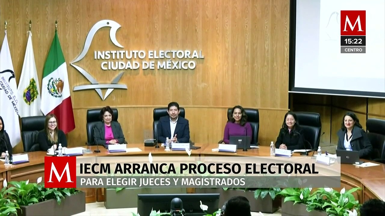 IECM arranca el proceso electoral para elegir jueces y magistrados capitalinos