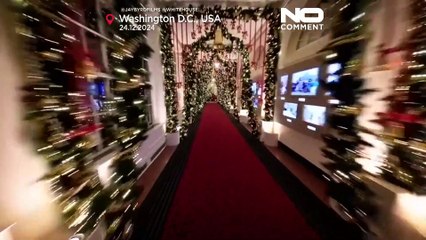 Besuchen Sie das Weiße Haus mit seinen tausend Weihnachtsdekorationen