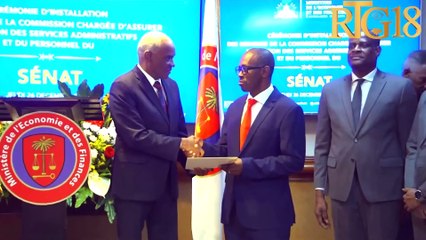 L'installation de la Commission chargée d'assurer la gestion du personnel du sénat