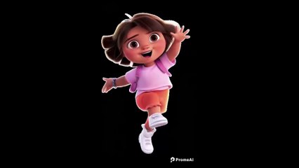 CGI Dora the Explorer AI Animation Test