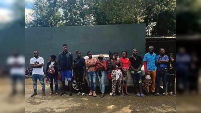 18 haitianos indocumentados detenidos durante operativos