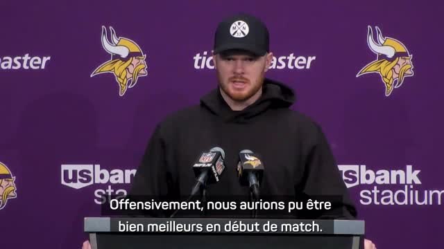 Vikings - Darnold : Un gros travail d'équipe