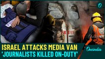 VIDEO Shows Israeli Forces Kill 5 Journalists in Gaza | IDF Targets Press Van Near Al-Awda Hospital