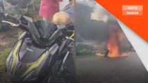 Jenayah: Tak puas hati motosikal kena tarik, wanita nekad bakar