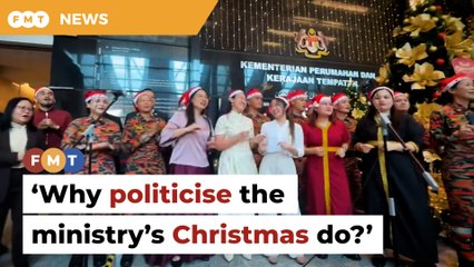 DAP trio hit out at PAS for politicising ministry’s Christmas do