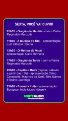 Sexta-feira na Rádio Sorte Music: Manhã com Padre Reginaldo e Músicas do Dia 🎶