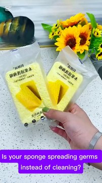 How to Keep Your Kitchen Sponges Germ-Free in Seconds! #CleaningHacks #SpongeCare #KitchenTips #CleanLiving #HomeHacks #EcoCleaning #BacteriaFree #DIYCleaning #LifeHacks #CleaningTips #KitchenHacks #DIYCleaning #CleanHome #HomeEssentials #QuickTips #Vi