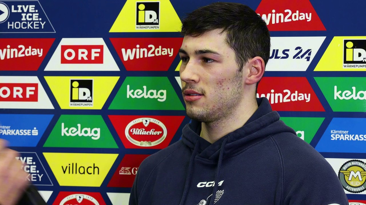 Elias Wallenta (VSV) nach dem Sieg über Pustertal