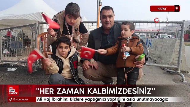 Ülkesine dönen Ali Haj İbrahim: Bizlere yaptığınızı yaptığını asla unutmayacağız