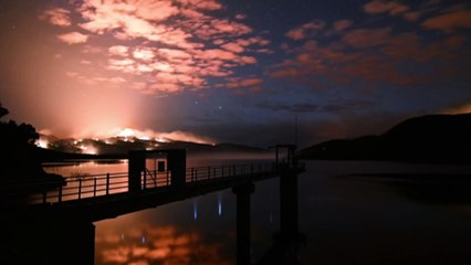 Firefighters battles blazes near Gazette, Victoria