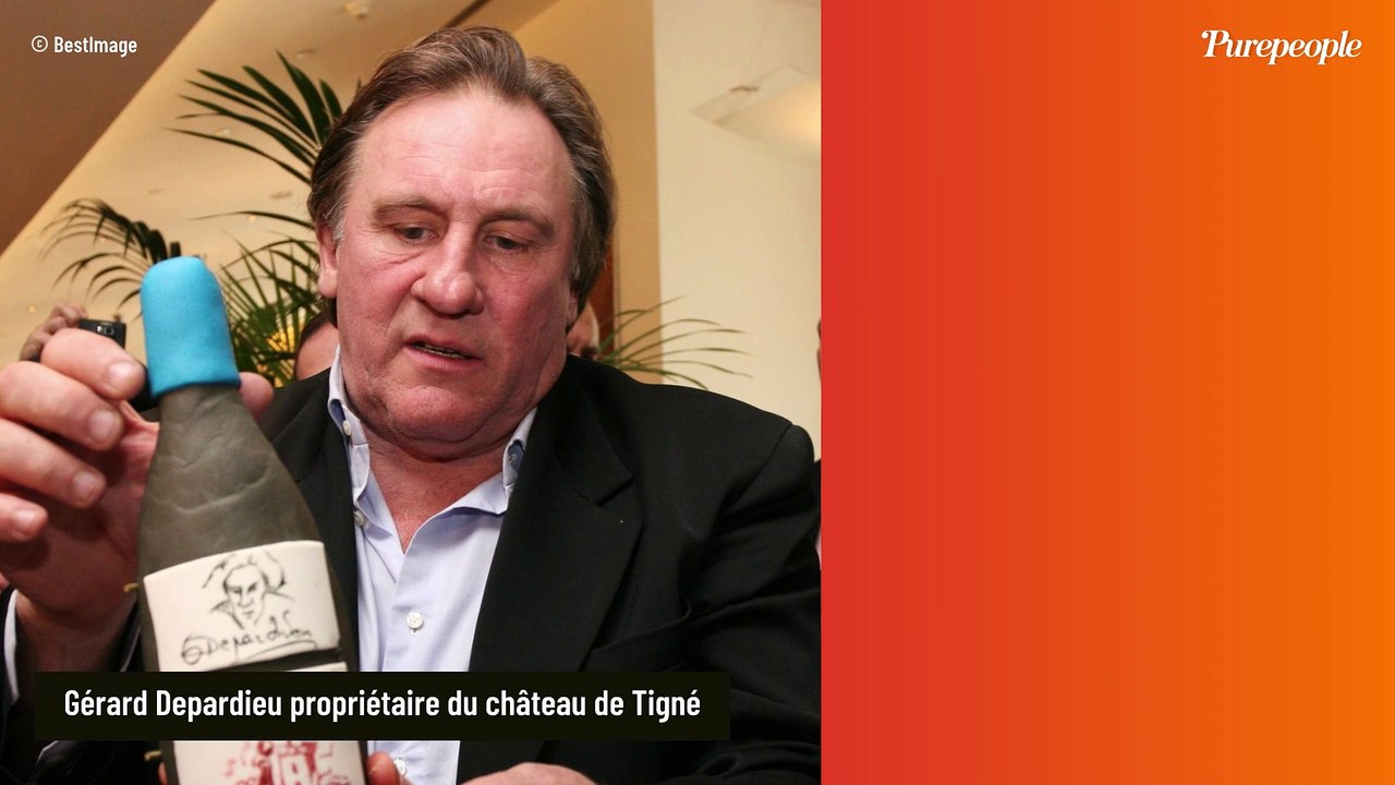 Gérard Depardieu propriétaire du château de Tigné : un domaine qu'il possède depuis plus de 30 ans