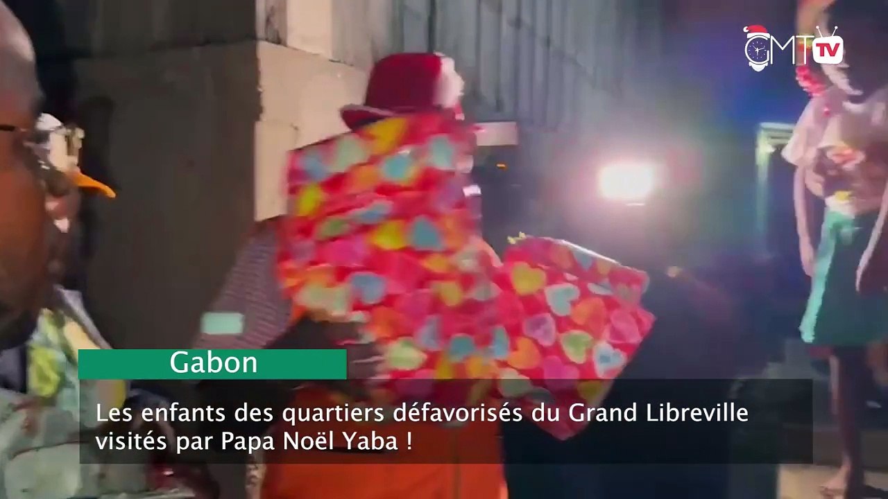 [#Reportage] Samu social : les enfants du Grand Libreville visités par Papa Noël Yaba !