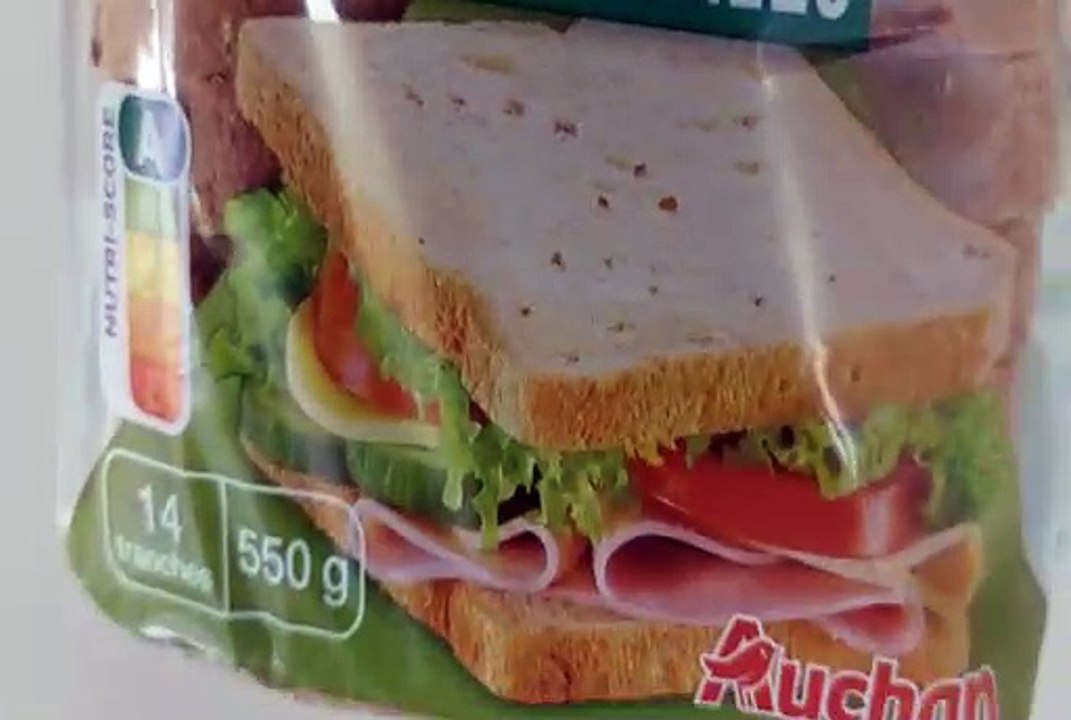 AUCHAN Pain de mie aux 7 céréales grandes tranches