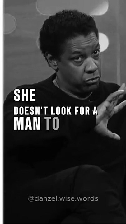 she's an Alfa female Denzel Washington Life lessons.