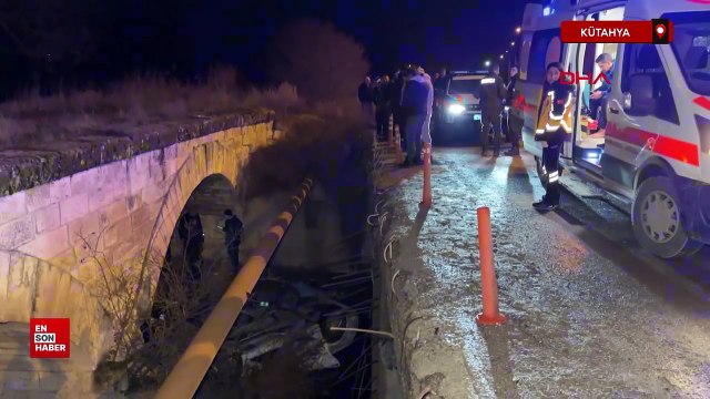 Kütahya'da geçen yıl kaza yaptığı yerde yine kaza yaptı