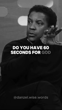 Your 60 Seconds for God #prayer #denzelwashington #godmercy #lifelesson #motivation #success #inspirationalquotes #motivational