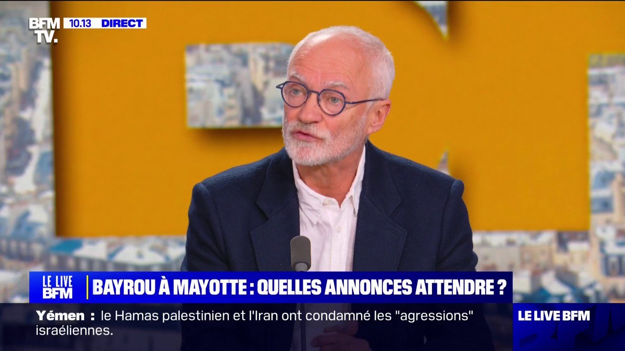 Cyclone Chido: "Mayotte n'a jamais été réellement construite", affirme Pascal Chombat de Lauwe (architecte et spécialiste des risques majeurs)