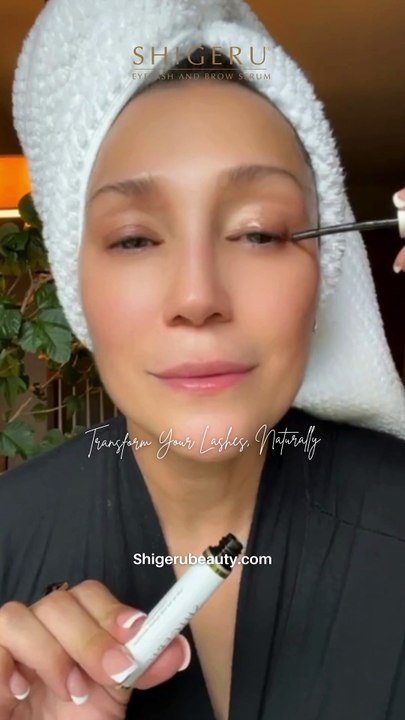 Naturally Long Lashes & Fuller Brows with Shigeru Eyelash and Brow Serum