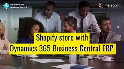 Shopify integration with Dynamics 365 Business Central