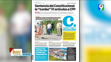 Titulares prensa dominicana viernes 27 de diciembre 2024 | Hoy Mismo