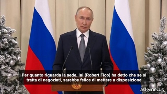 Putin: la Slovacchia disponibile per negoziati tra Russia e Ucraina