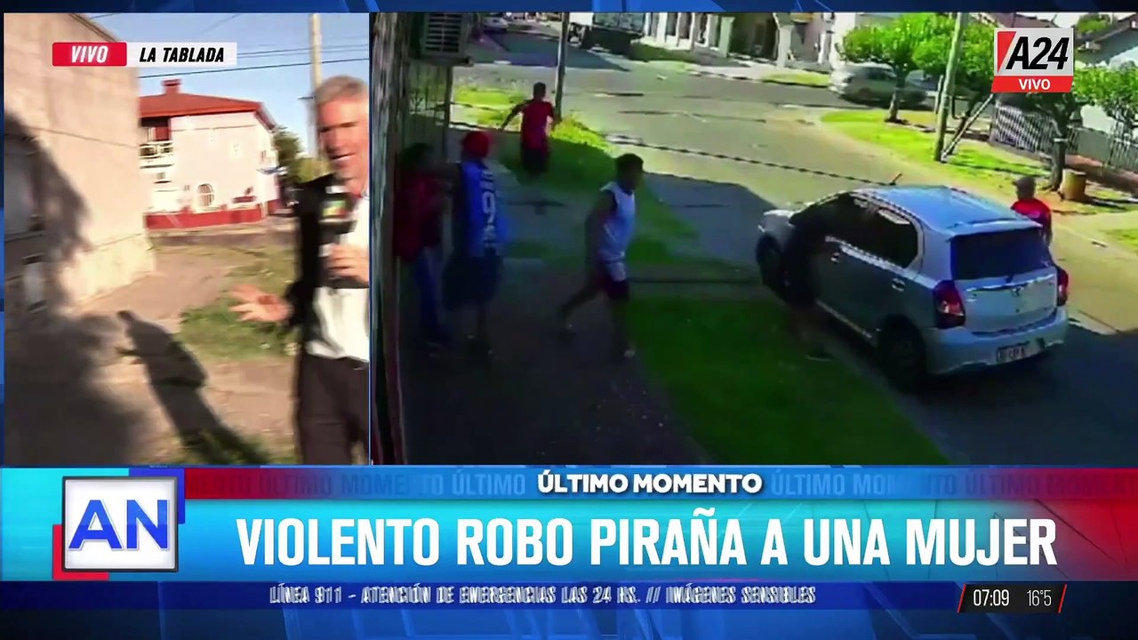 Violento robo piraña a una mujer en La Tablada: la inseguridad golpea de nuevo