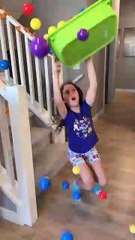 The good kid -Sierra helps Rhia clean up- always help others #shorts